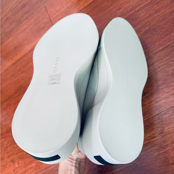 FEAR OF GOD Men's Aerobic Low top Leather Sneakers color: taupe Eu 46 US 13 - Picture 13 of 17